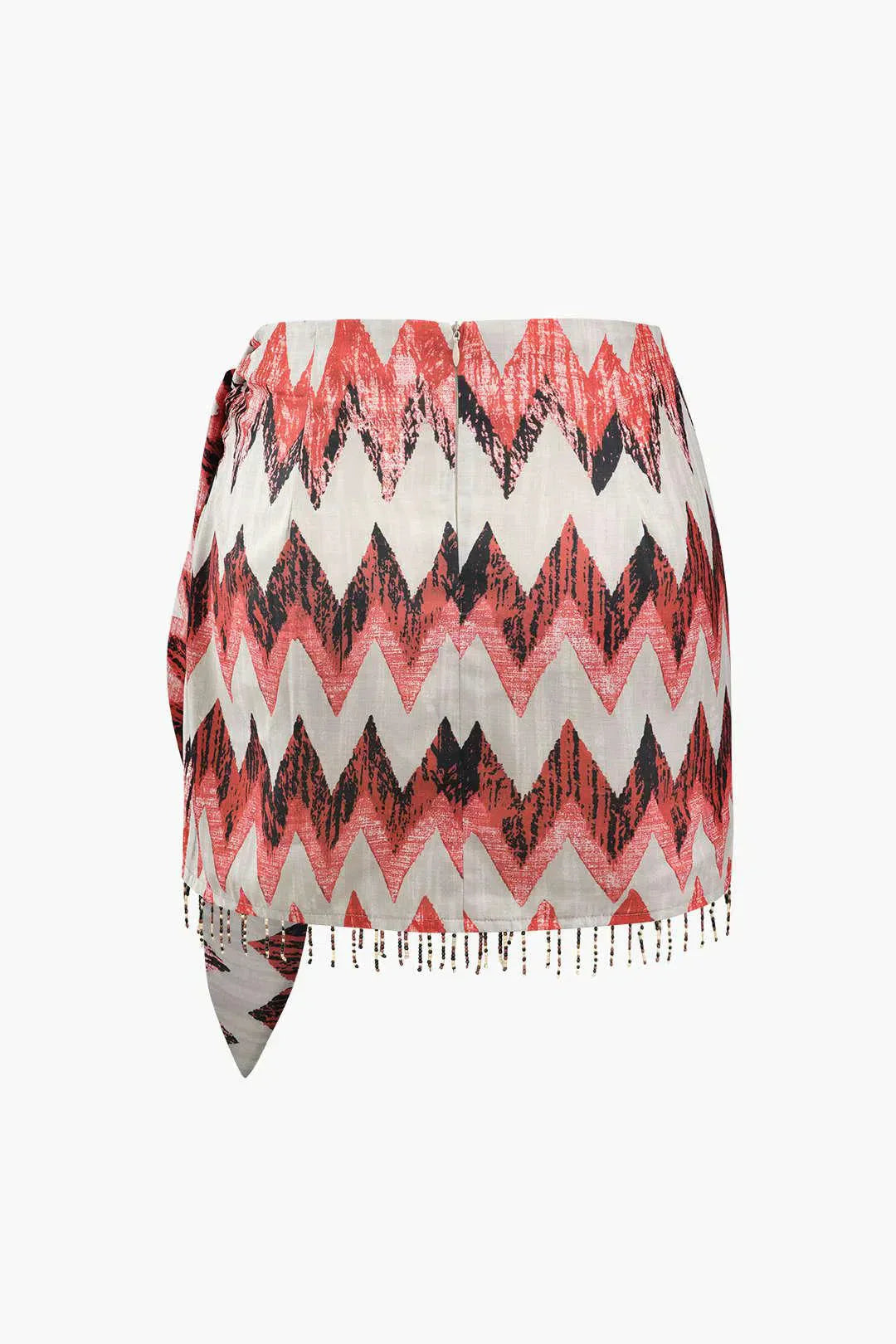 Ida – Unique design – Printed knot mini skirt-15133711335797-Nancy & Mae Savannah