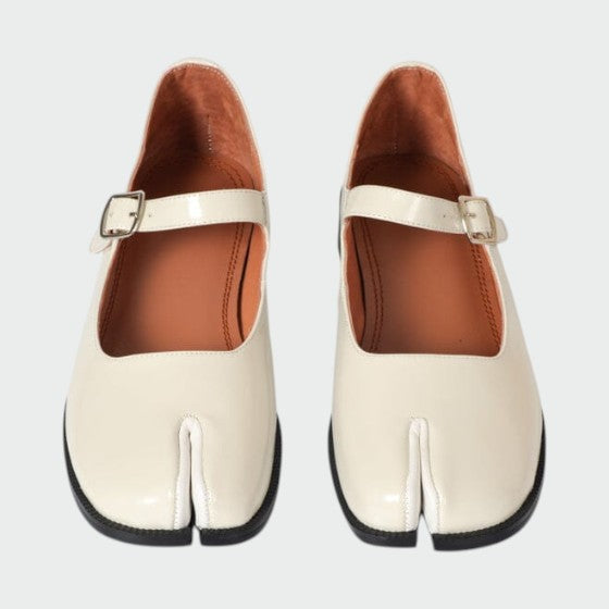 Imara - Split-Toe Buckle Mary Jane Shoes-15519661752693-Nancy & Mae Savannah