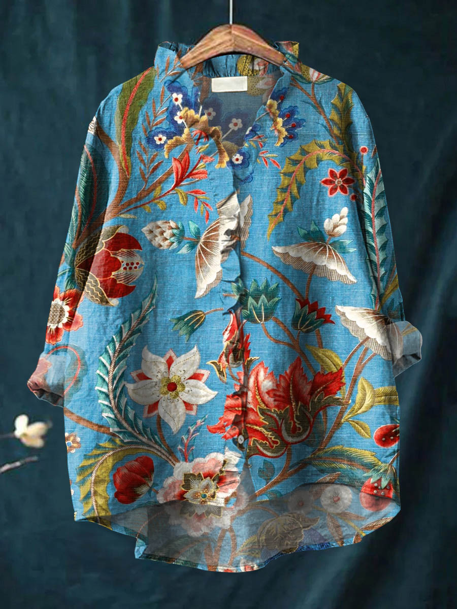 Isabella - Elegant Bloom Blouse-15542206595445-Nancy & Mae Savannah