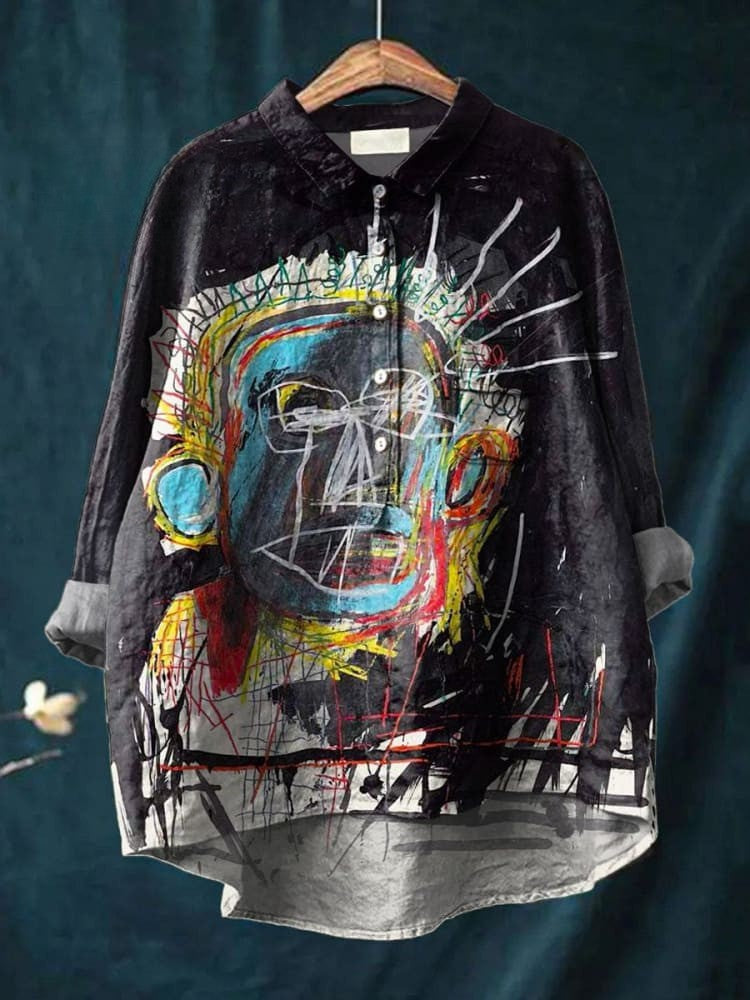 Isabelle - Abstract Art Shirt-15542213443957-Mirella Fiore