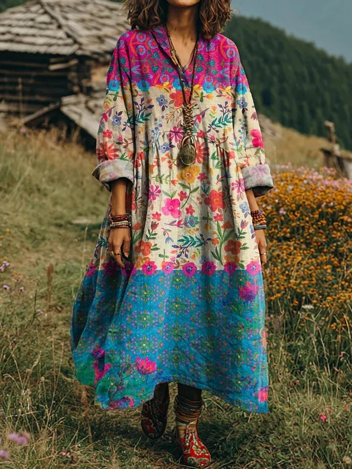 Isla - Bohemian Maxi Dress-15563793596789-Nancy & Mae Savannah