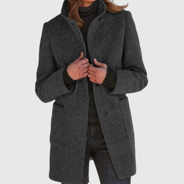 Isolde - Classic Mid-Length Coat-15550919573877-Mirella Fiore