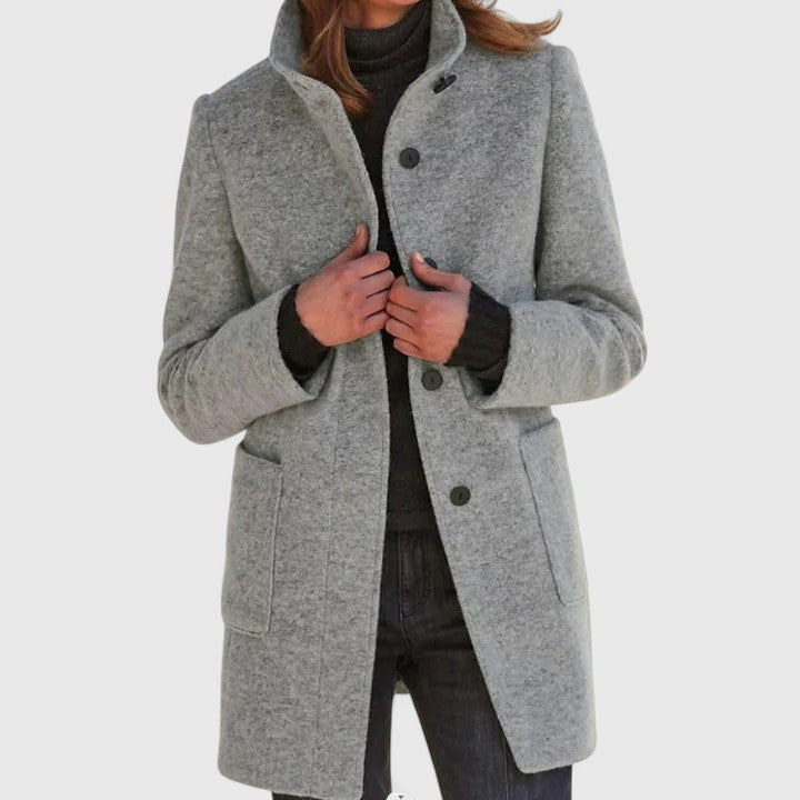 Isolde - Classic Mid-Length Coat-15550919573877-Mirella Fiore
