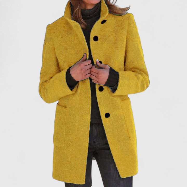 Isolde - Classic Mid-Length Coat-15550919573877-Nancy & Mae Savannah
