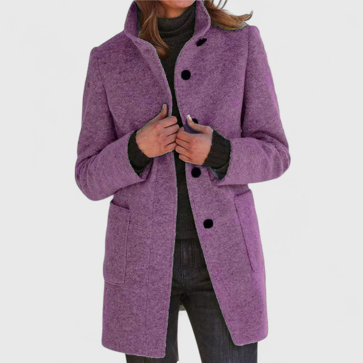 Isolde - Classic Mid-Length Coat-15550919573877-Nancy & Mae Savannah