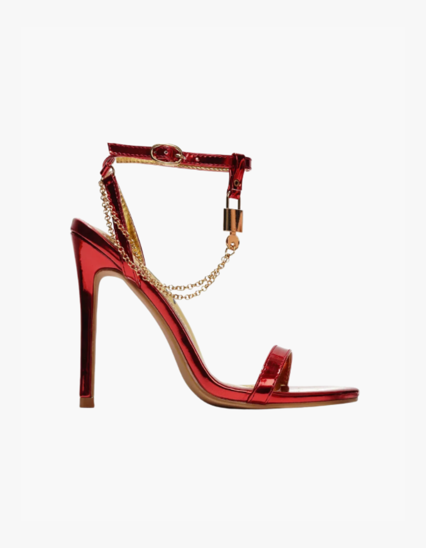 Isotta – Bold design – Gold chain ankle strap stiletto heels-15133978526069-Nancy & Mae Savannah