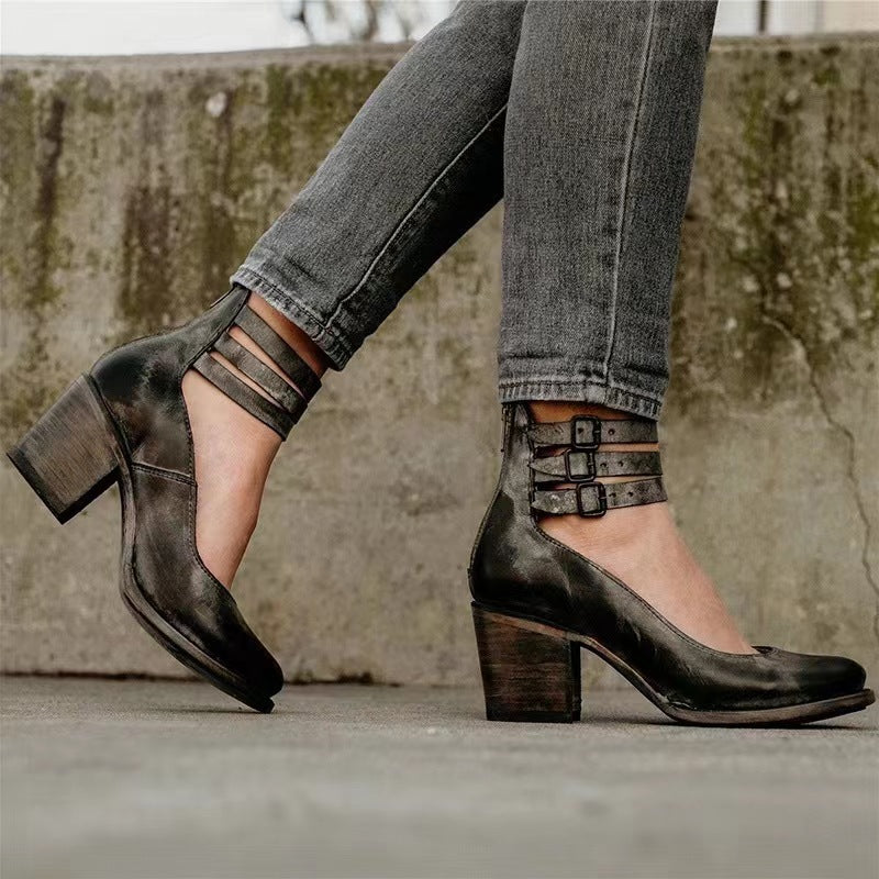 Izzy - Leather Pumps-15548991832437-Mirella Fiore