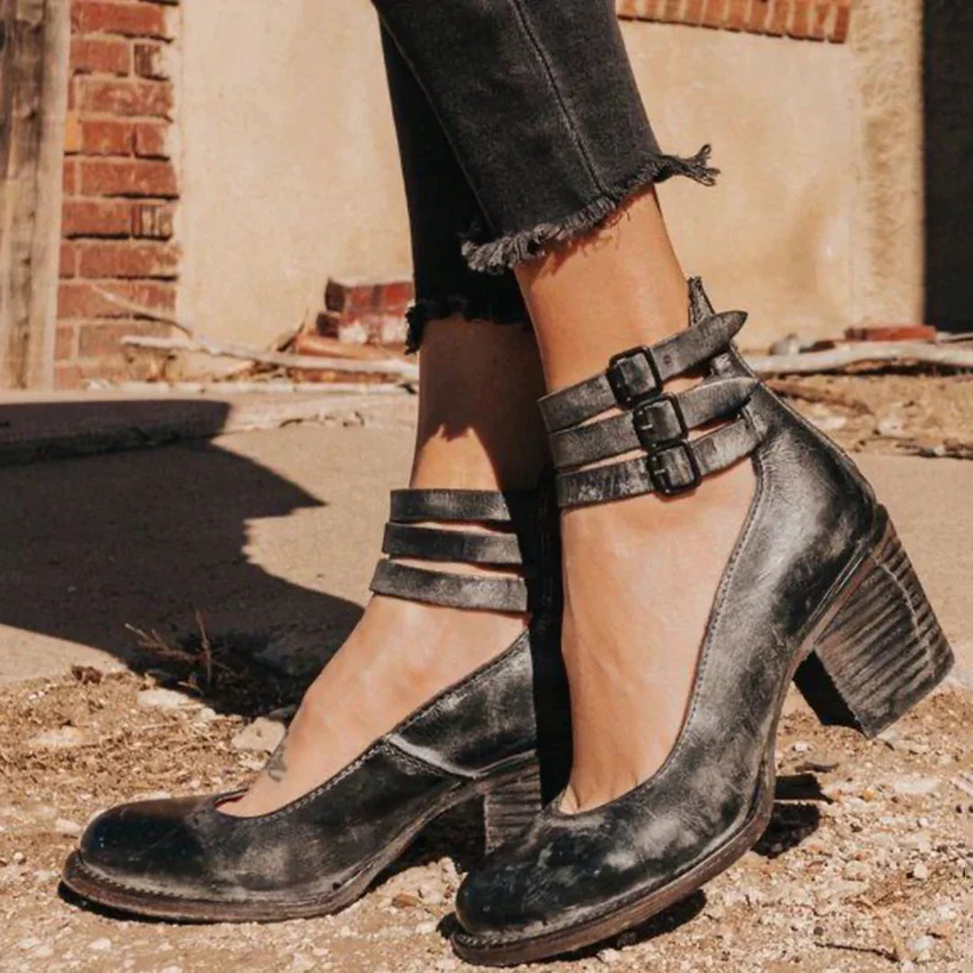 Izzy - Leather Pumps-15548991832437-Mirella Fiore