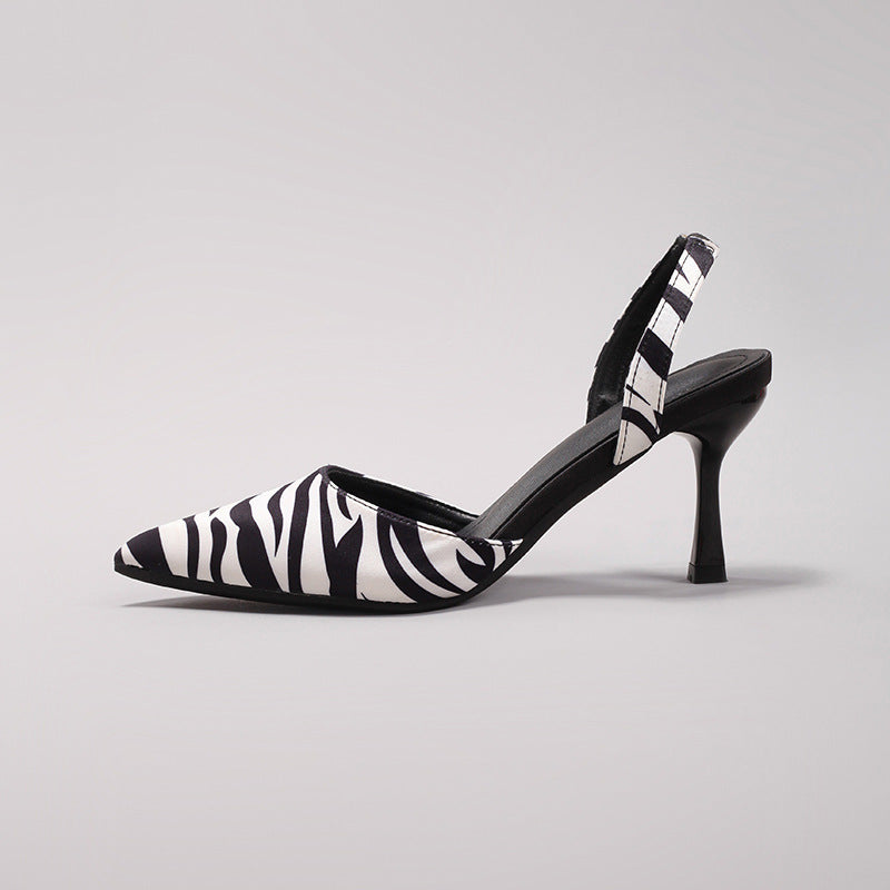 JANNA - ANIMAL PRINT SLINGBACK PUMPS-15553871741301-Nancy & Mae Savannah