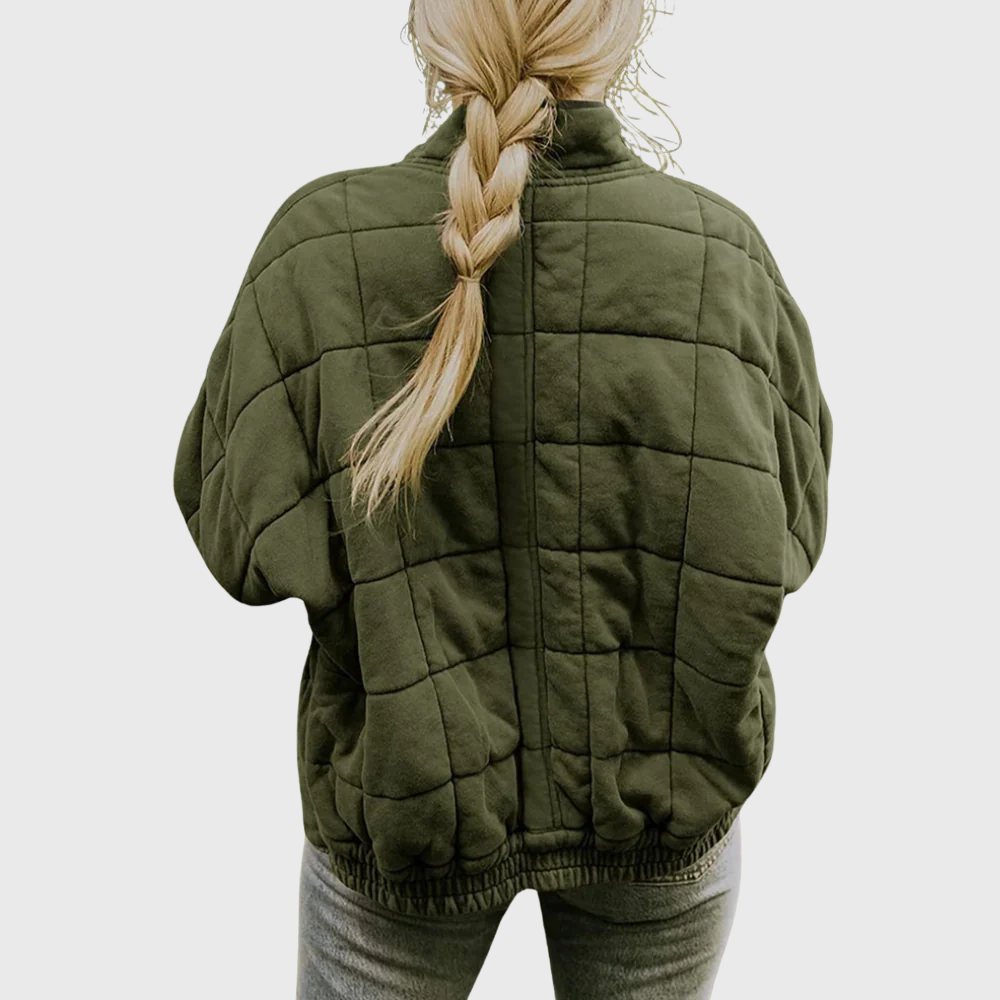 JOSIANE - Women’s Quilted Jacket – Oversized Elegant Fit-15519826149749-Mirella Fiore