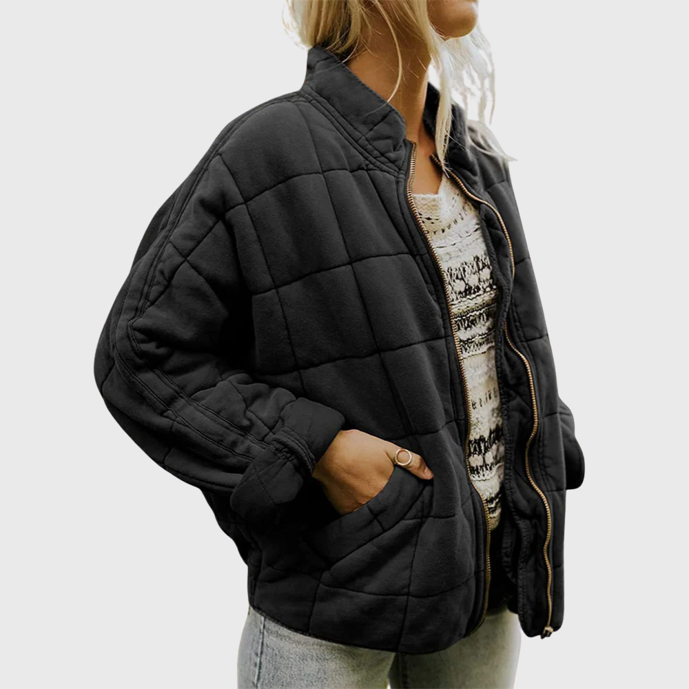 JOSIANE - Women’s Quilted Jacket – Oversized Elegant Fit-15519826149749-Mirella Fiore