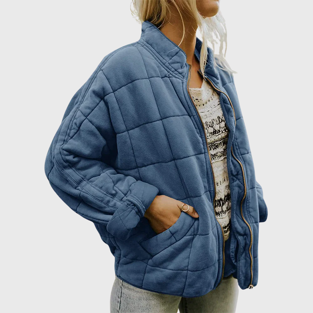 JOSIANE - Women’s Quilted Jacket – Oversized Elegant Fit-15519826149749-Mirella Fiore