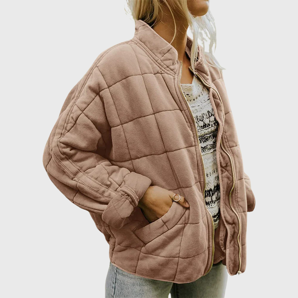 JOSIANE - Women’s Quilted Jacket – Oversized Elegant Fit-15519826149749-Mirella Fiore