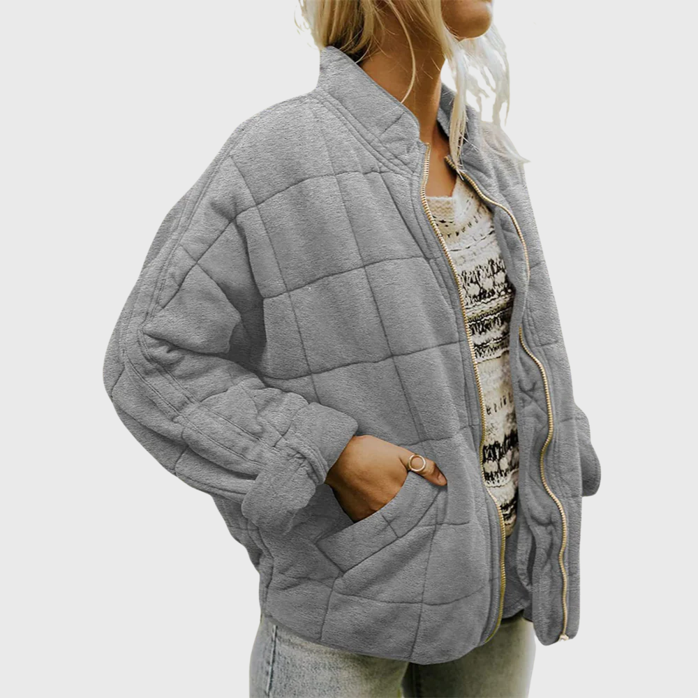 JOSIANE - Women’s Quilted Jacket – Oversized Elegant Fit-15519826149749-Mirella Fiore