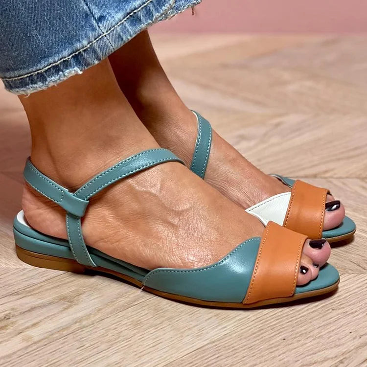 JULIA - COLOR BLOCK SANDALS-15553870332277-Mirella Fiore