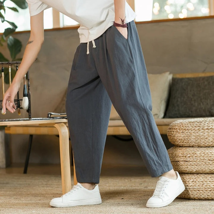 Jack | Linen Summer Trousers (Buy 1 Get 1 Free)-15553981383029-Nancy & Mae Savannah