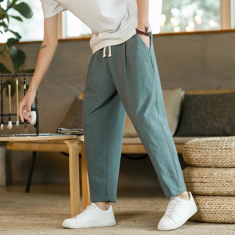 Jack | Linen Summer Trousers (Buy 1 Get 1 Free)-15553981383029-Nancy & Mae Savannah