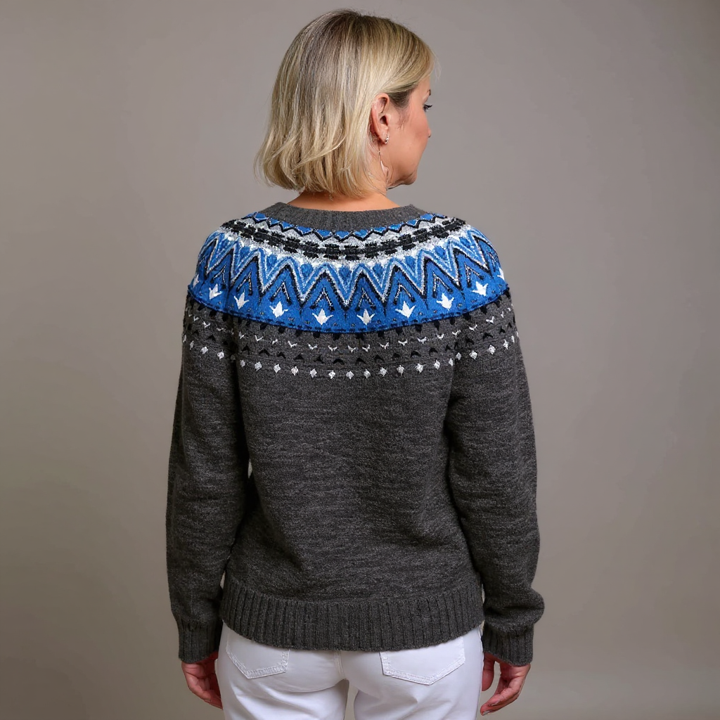 Jade - Vintage Icelandic Cardigan-15531113480565-Nancy & Mae Savannah