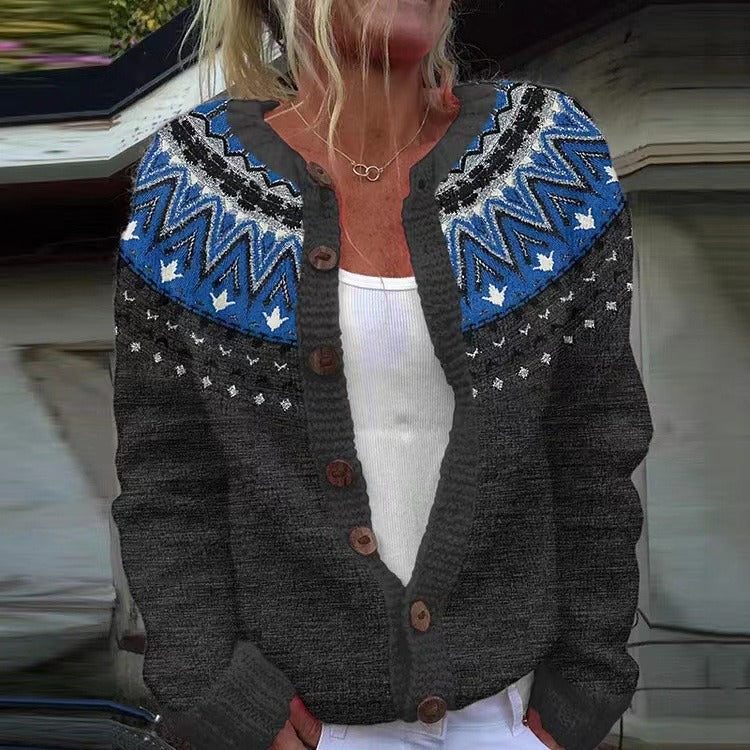 Jade - Vintage Icelandic Cardigan-15531113480565-Nancy & Mae Savannah