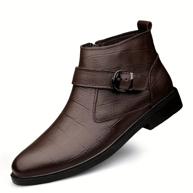 Jameson - Men's Leather Ranger Boots-15550770053493-Mirella Fiore