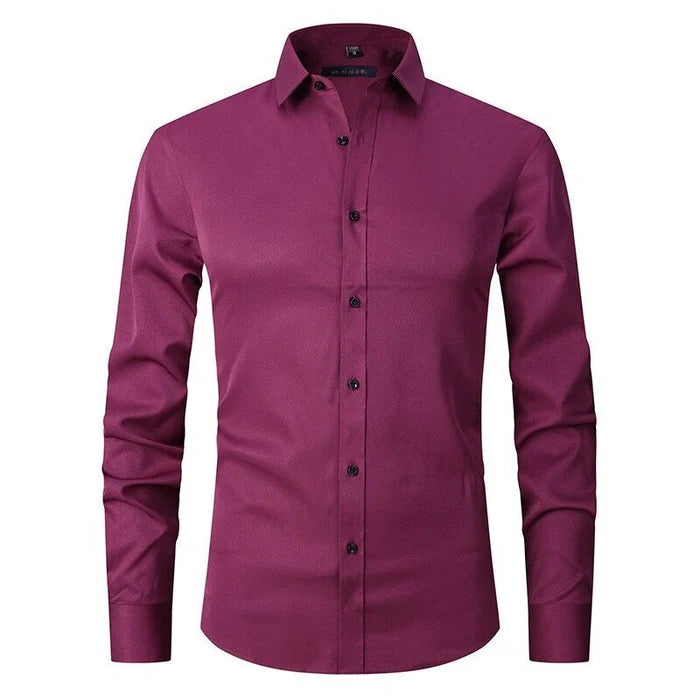 Jamie - Stretch Non-Iron Shirt-15552079102325-Mirella Fiore