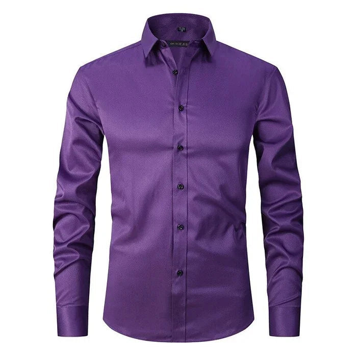 Jamie - Stretch Non-Iron Shirt-15552079102325-Mirella Fiore