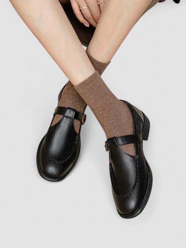 Jhenny – Orthopedic Square-Toe Mary Jane Shoes-15518793630069-Mirella Fiore