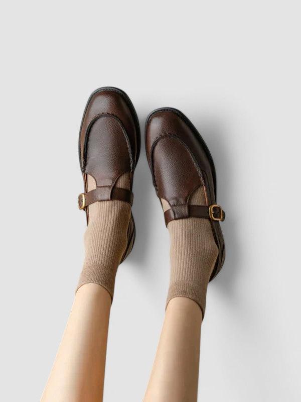 Jhenny – Orthopedic Square-Toe Mary Jane Shoes-15518793630069-Nancy & Mae Savannah