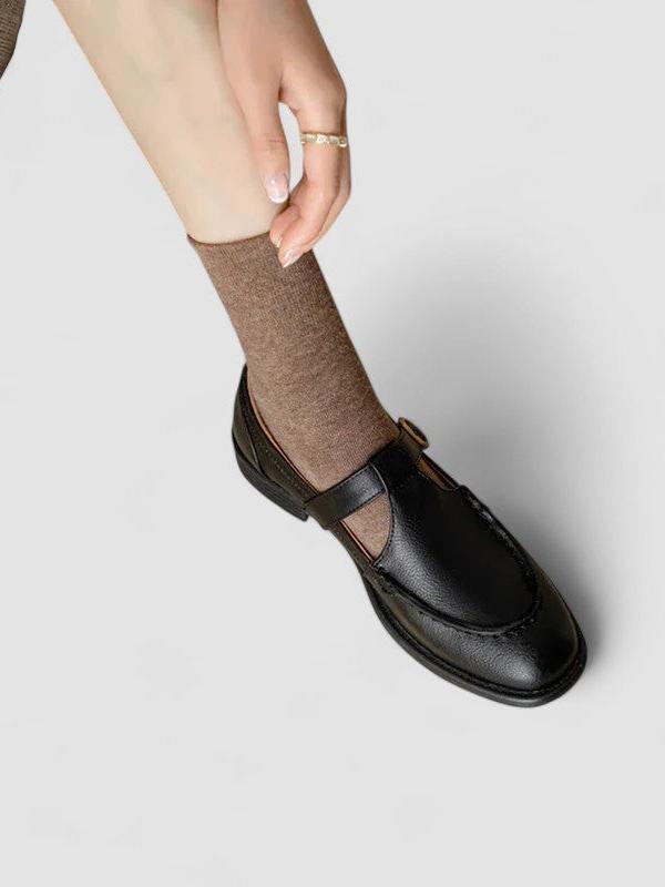 Jhenny – Orthopedic Square-Toe Mary Jane Shoes-15518793630069-Nancy & Mae Savannah