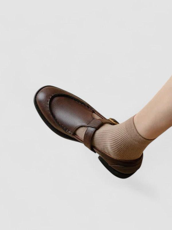 Jhenny – Orthopedic Square-Toe Mary Jane Shoes-15518793630069-Nancy & Mae Savannah