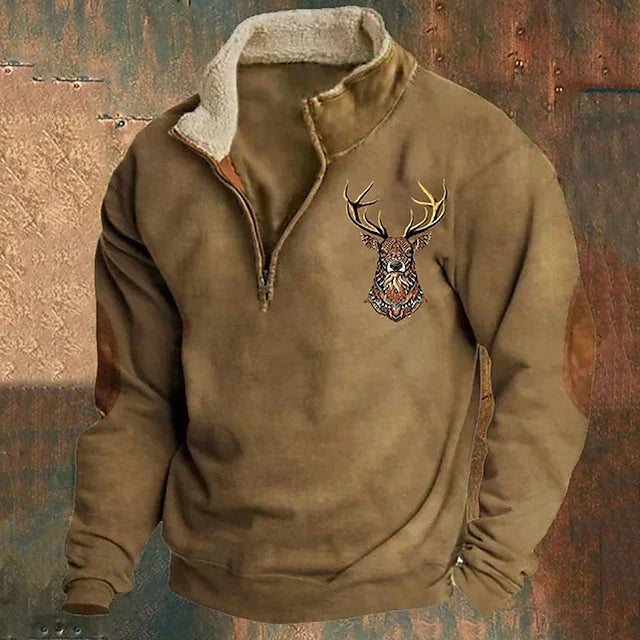 John - Quarter-Zip Jumper-15553980465525-Nancy & Mae Savannah
