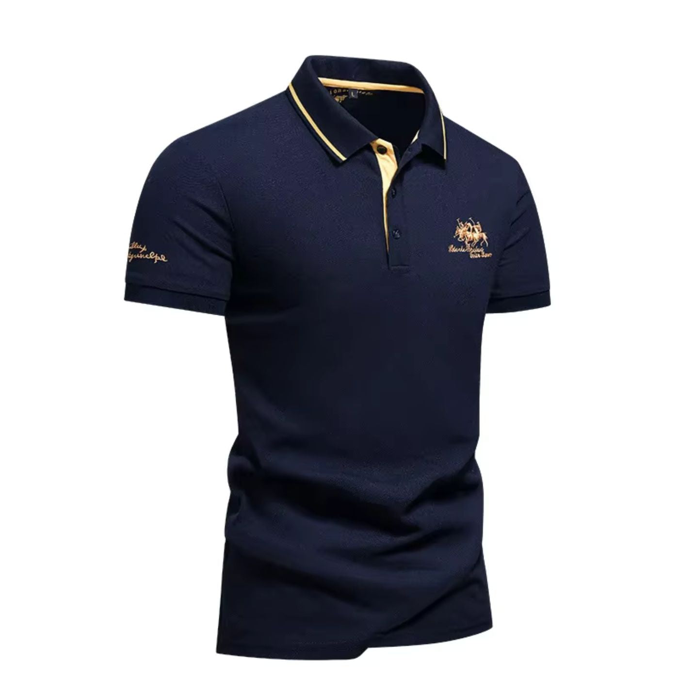 Johnny - Luxury Mens Polo-15553975026037-Nancy & Mae Savannah