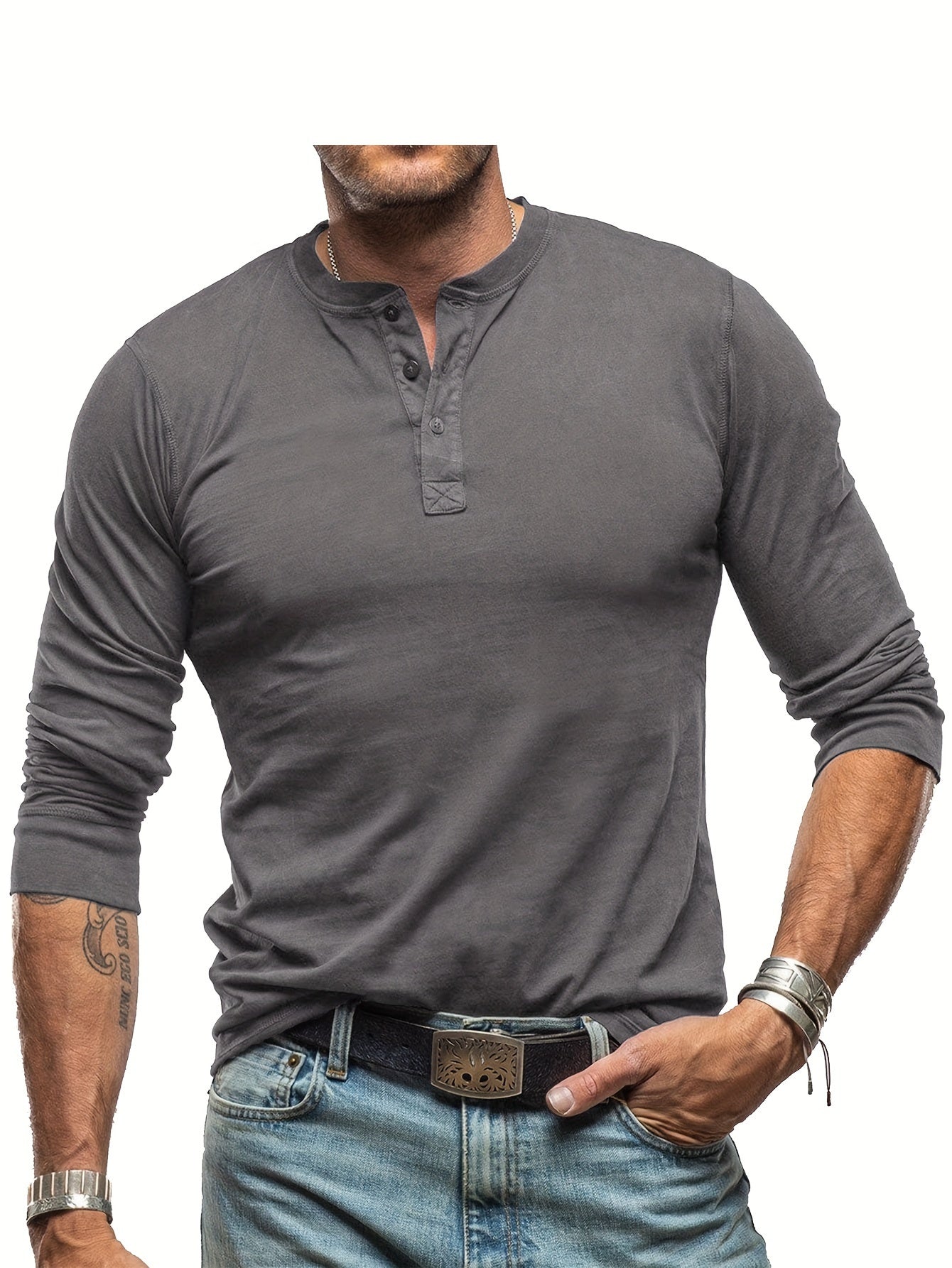 Jonas - Classic Long Sleeve Vintage Shirt-15553975484789-Nancy & Mae Savannah