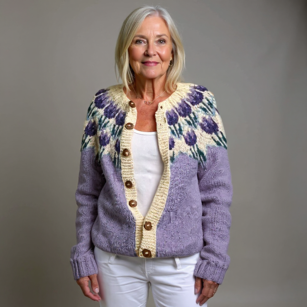 Josephine - Vintage Icelandic Cardigan-15531112104309-Mirella Fiore