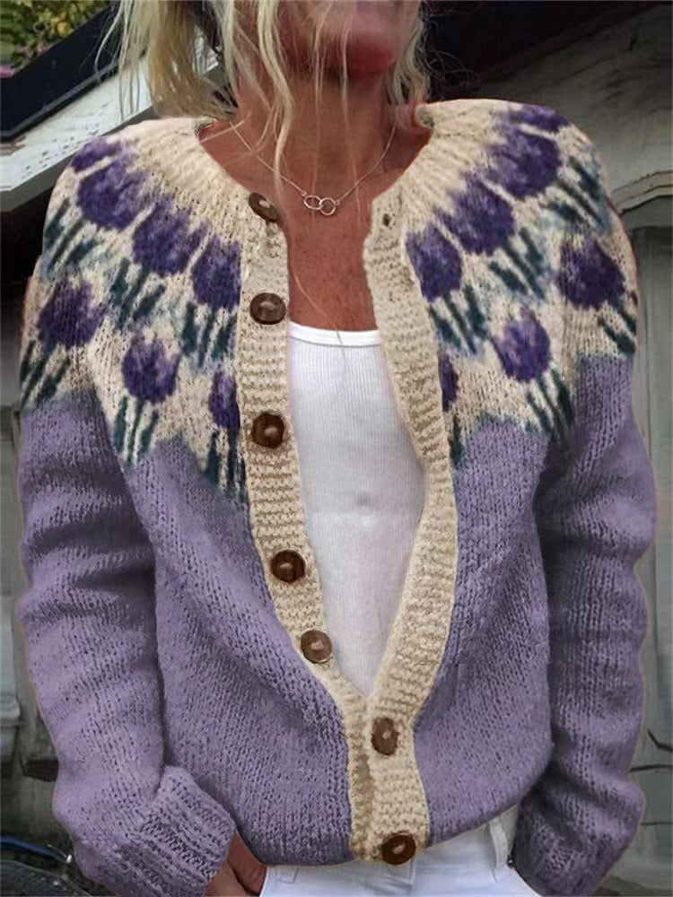 Josephine - Vintage Icelandic Cardigan-15531112104309-Mirella Fiore