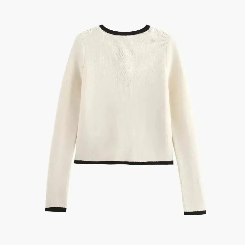 Josette – Bow accents – Chic cardigan-15133677224309-Nancy & Mae Savannah