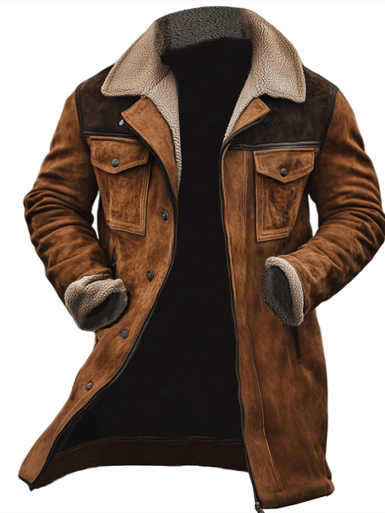 Joshua - Men's Outdoor Vintage Sports Pocket Jacket-15551926796661-Mirella Fiore