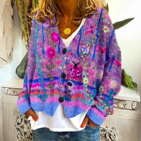 Juliet - Floral Cardigan-15518866932085-Nancy & Mae Savannah