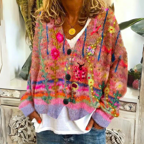 Juliet - Floral Cardigan-15518866932085-Nancy & Mae Savannah