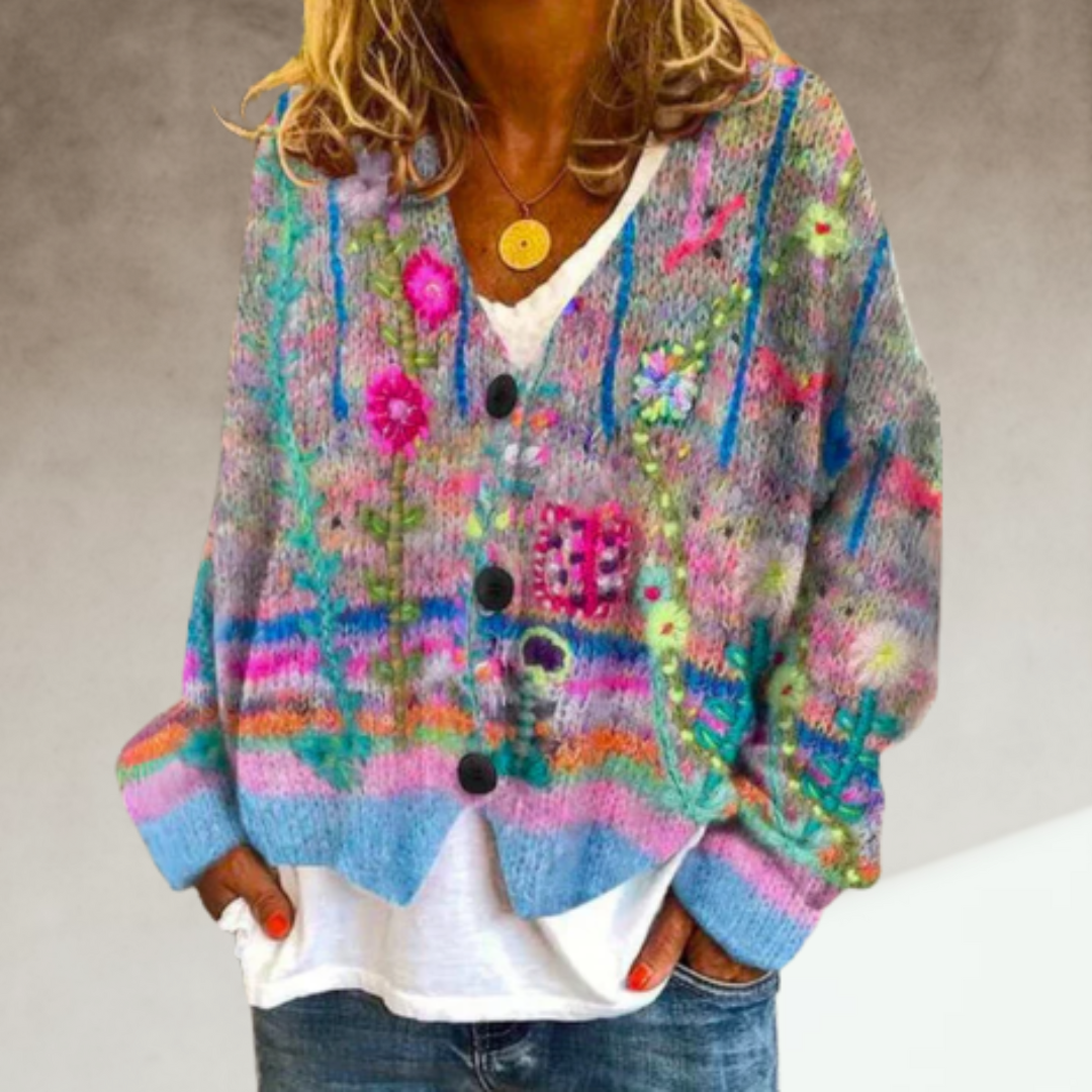 Juliet - Floral Cardigan-15518866932085-Nancy & Mae Savannah