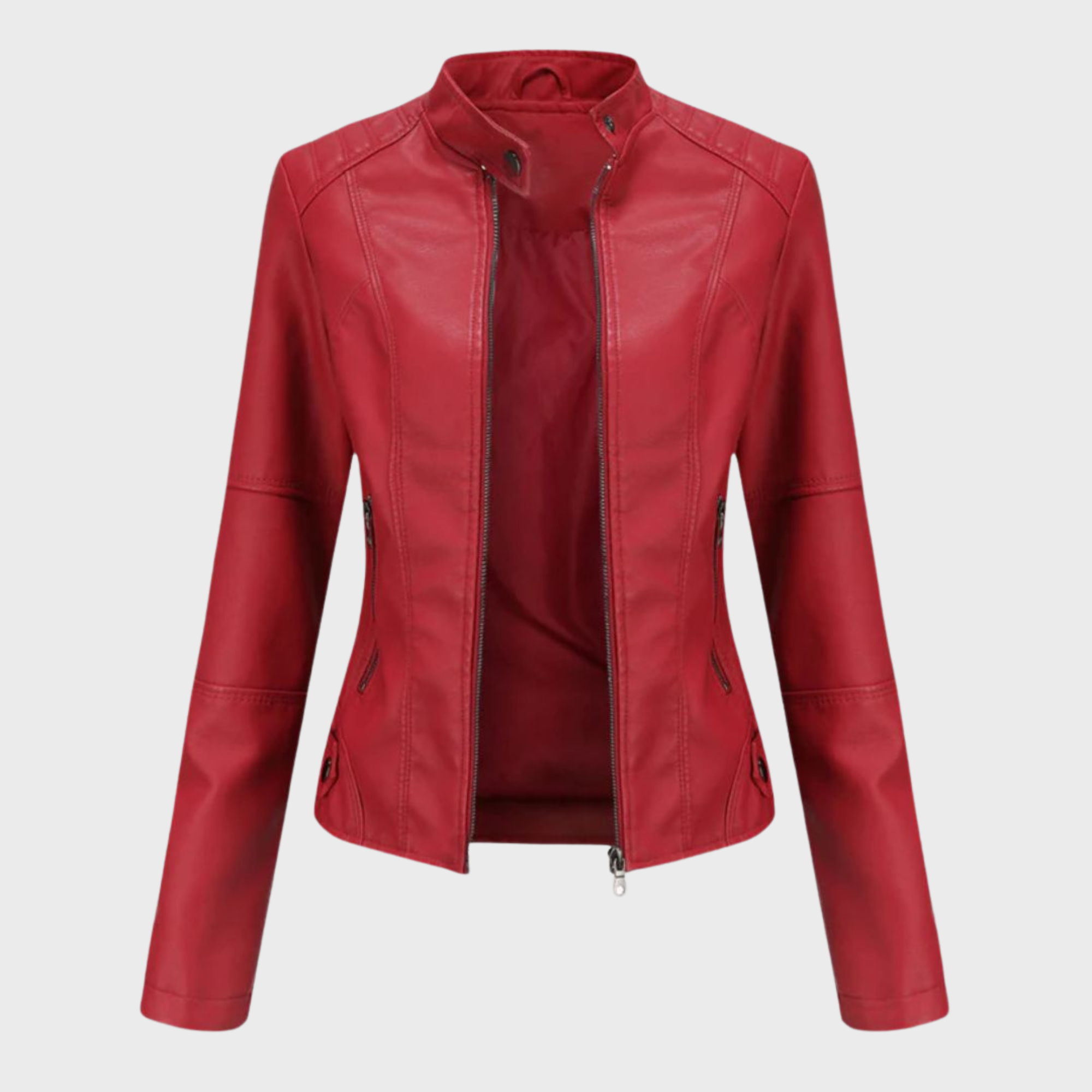 Julissa – Chic Moto Zip Jacket-15550920524149-Mirella Fiore