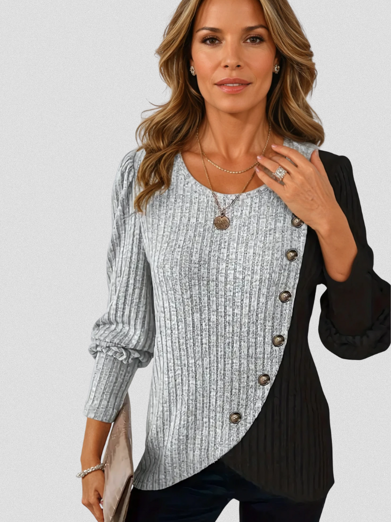 KAIA - CASUAL KNIT LONGSLEEVE-15549014049141-Mirella Fiore