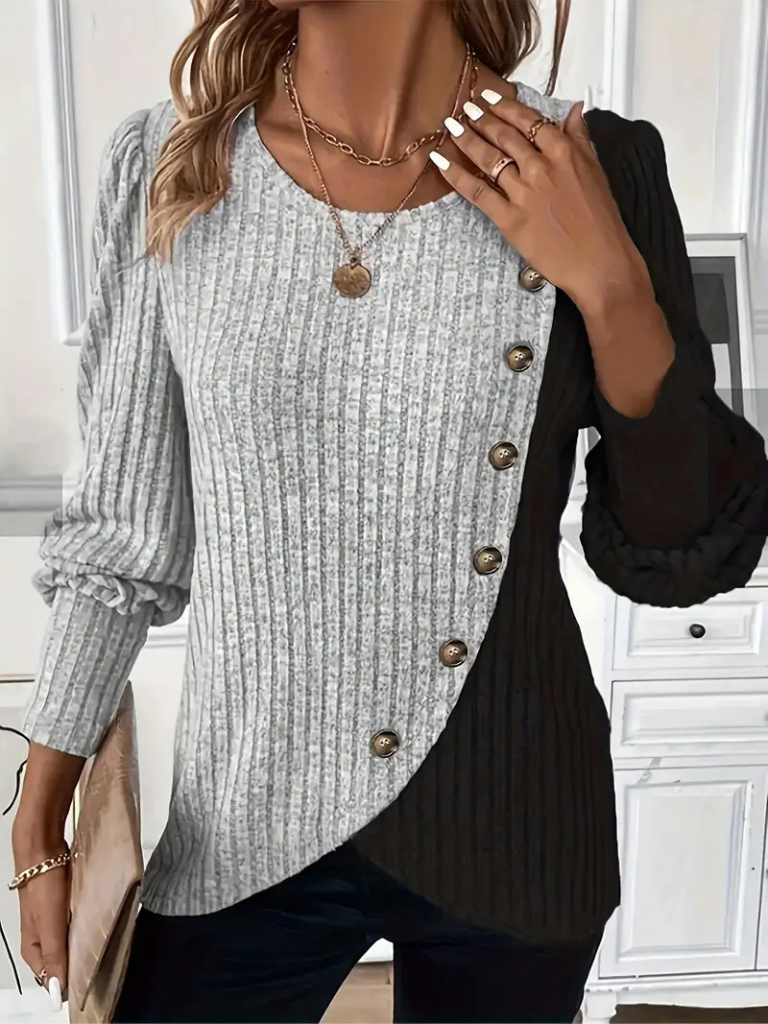 KAIA - CASUAL KNIT LONGSLEEVE-15549014049141-Nancy & Mae Savannah