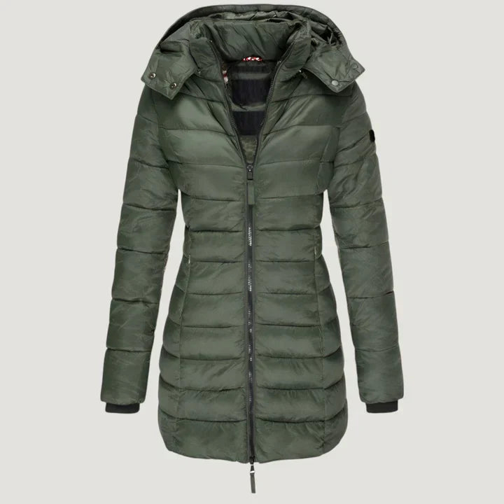 Kaela - Sleek Quilted Winter Coat-15550920425845-Mirella Fiore