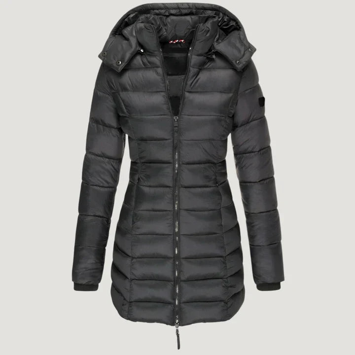 Kaela - Sleek Quilted Winter Coat-15550920425845-Mirella Fiore