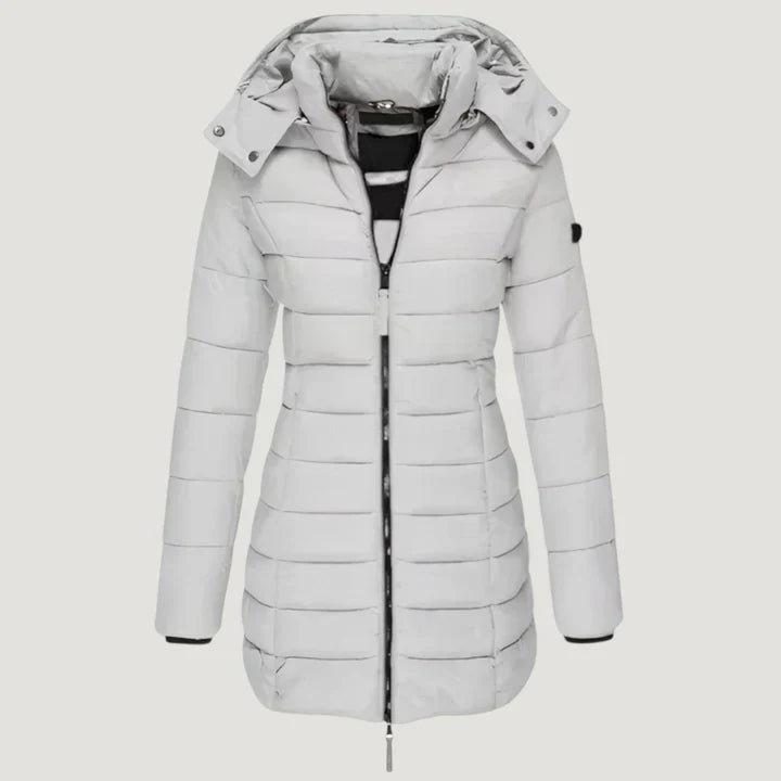 Kaela - Sleek Quilted Winter Coat-15550920425845-Mirella Fiore