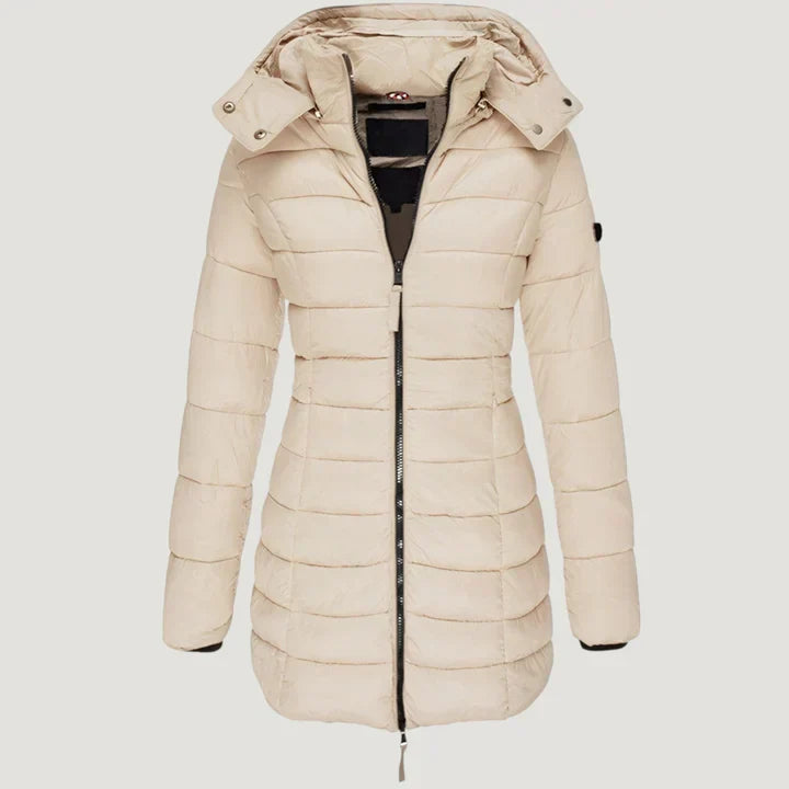 Kaela - Sleek Quilted Winter Coat-15550920425845-Mirella Fiore