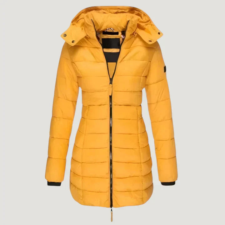Kaela - Sleek Quilted Winter Coat-15550920425845-Mirella Fiore