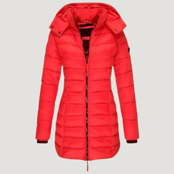 Kaela - Sleek Quilted Winter Coat-15550920425845-Mirella Fiore