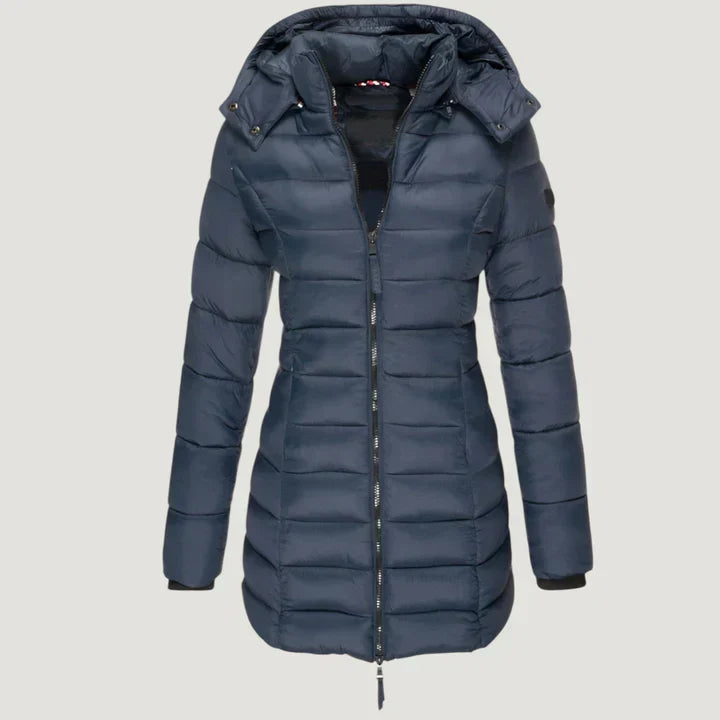 Kaela - Sleek Quilted Winter Coat-15550920425845-Mirella Fiore